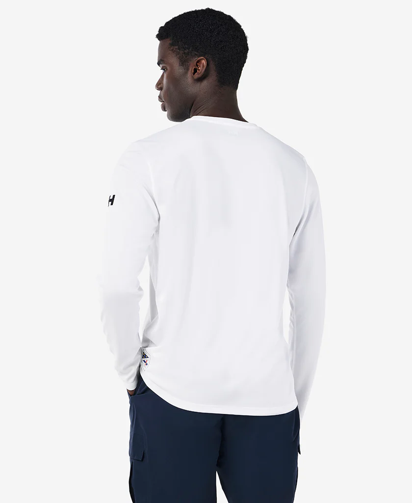 RSHYR25 TECH CREW LS T-SHIRT, White - Image 2