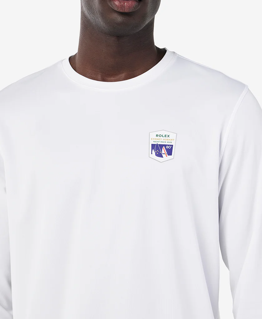 RSHYR25 TECH CREW LS T-SHIRT, White - Image 3