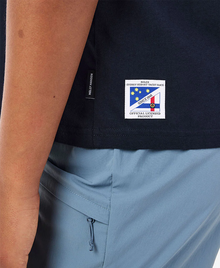 RSHYR25 W BOAT NAME T-SHIRT, Navy - Image 3