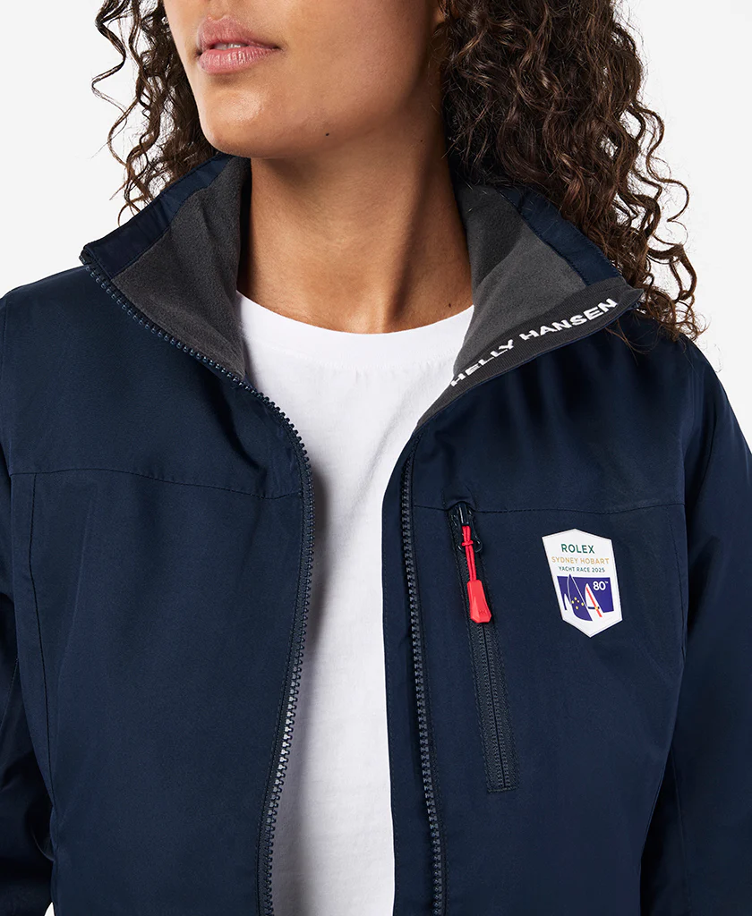 RSHYR25 W CREW MIDLAYER JACKET, Navy - Image 3
