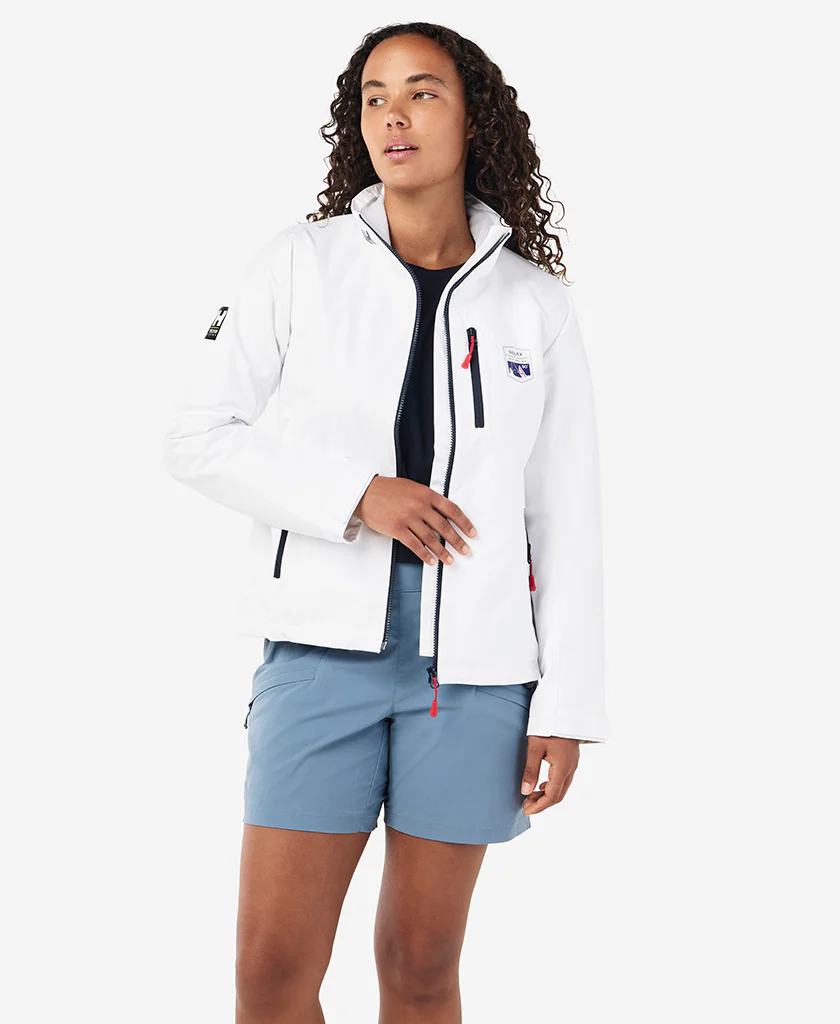 RSHYR25 W CREW MIDLAYER JACKET, White - Image 3