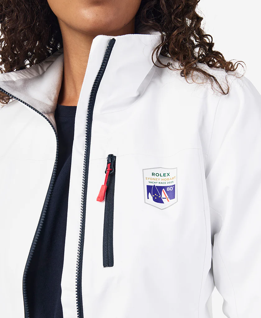 RSHYR25 W CREW MIDLAYER JACKET, White - Image 4