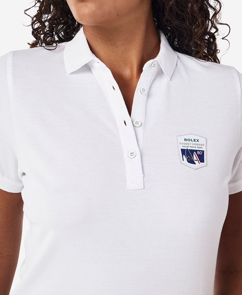 RSHYR25 W CREW POLO, White - Image 3