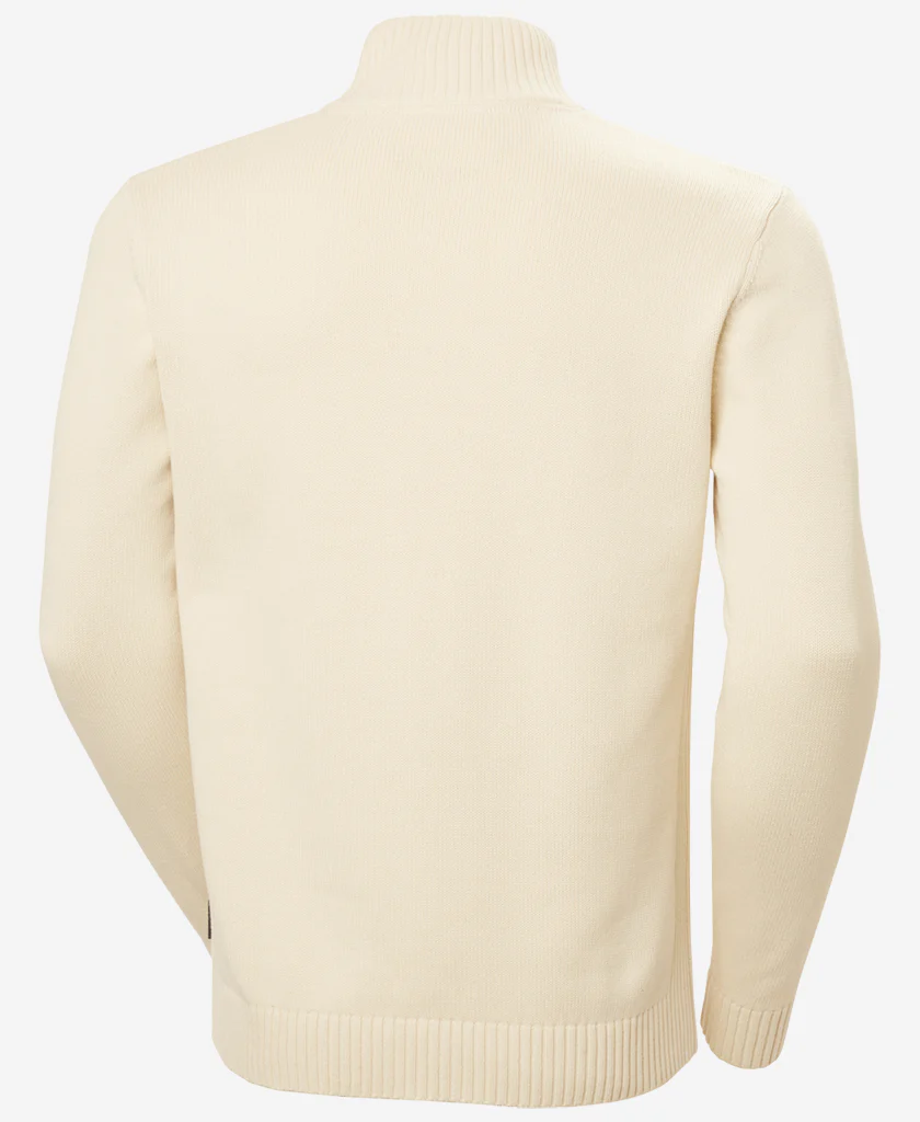 SMOEGEN 1/2 ZIP SWEATER, Cream - Image 5