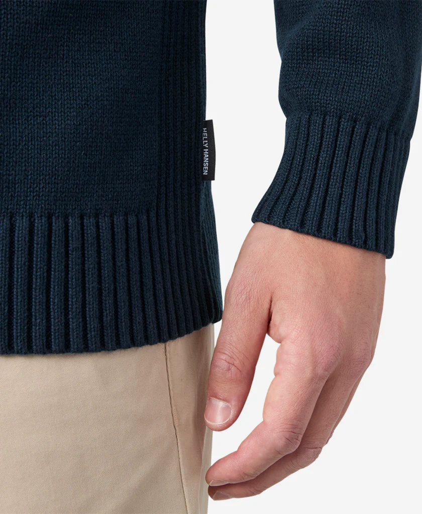 SMOEGEN 1/2 ZIP SWEATER, Navy - Image 3
