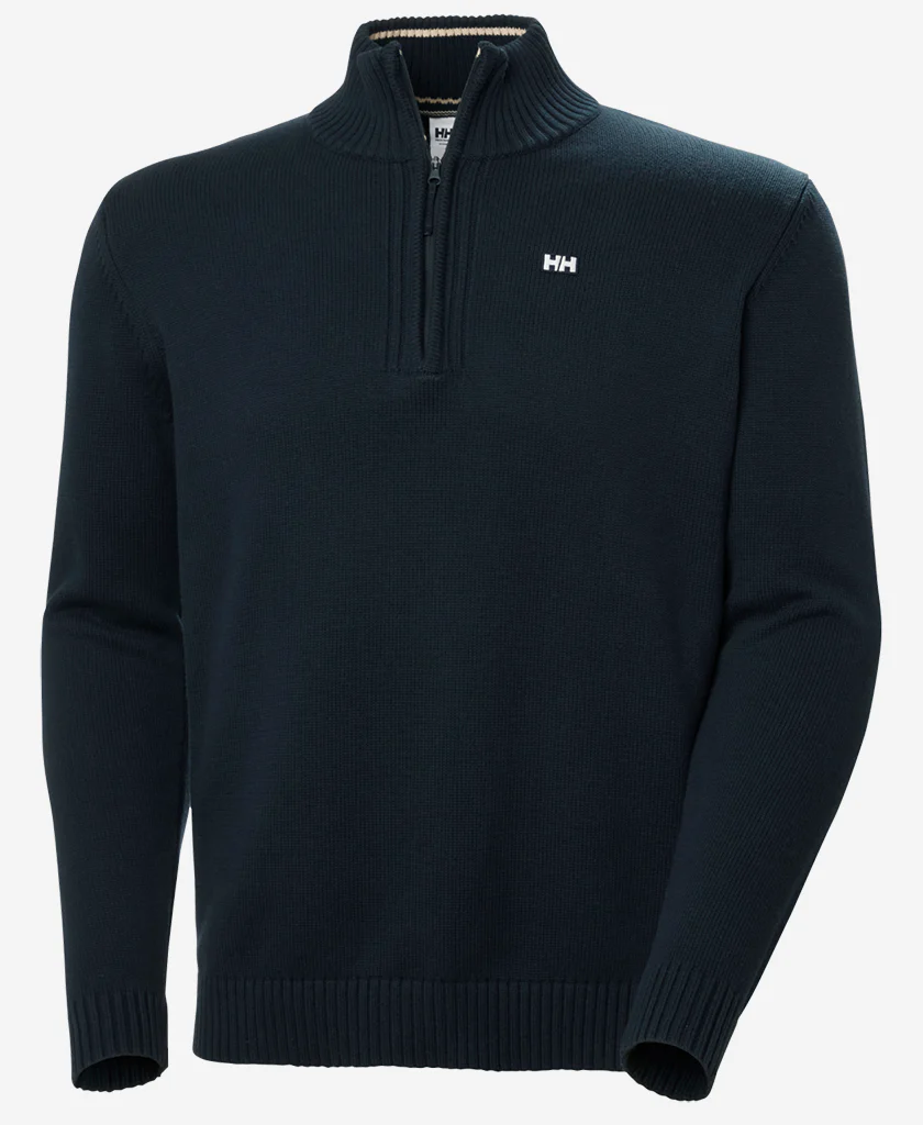 SMOEGEN 1/2 ZIP SWEATER, Navy - Image 4