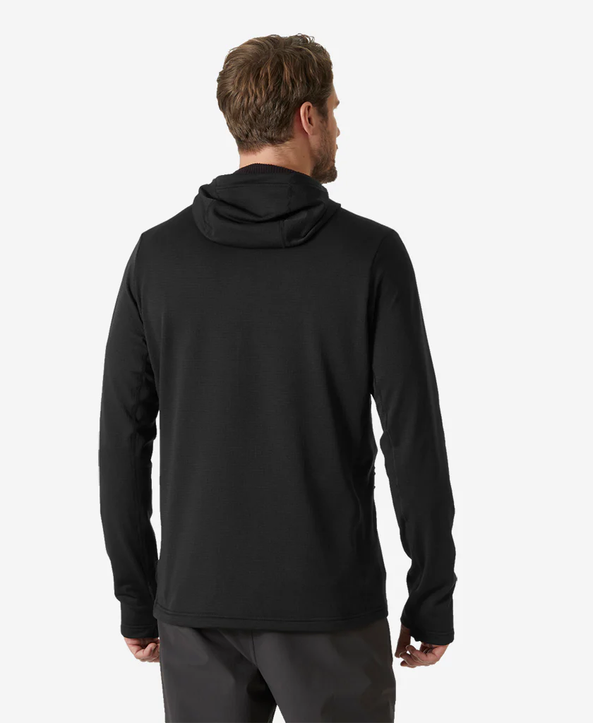 VERSALITE HOODED FLEECE JACKET, Black - Image 5