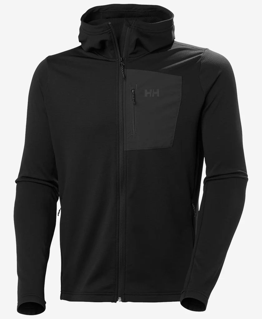 VERSALITE HOODED FLEECE JACKET, Black - Image 6