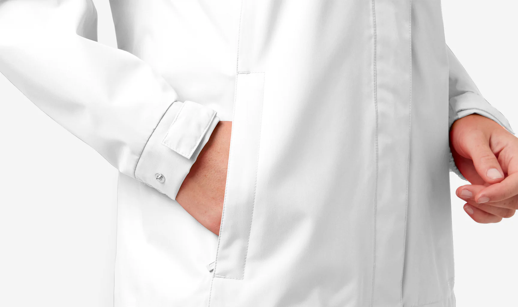 W ADEN JACKET, White - Image 3
