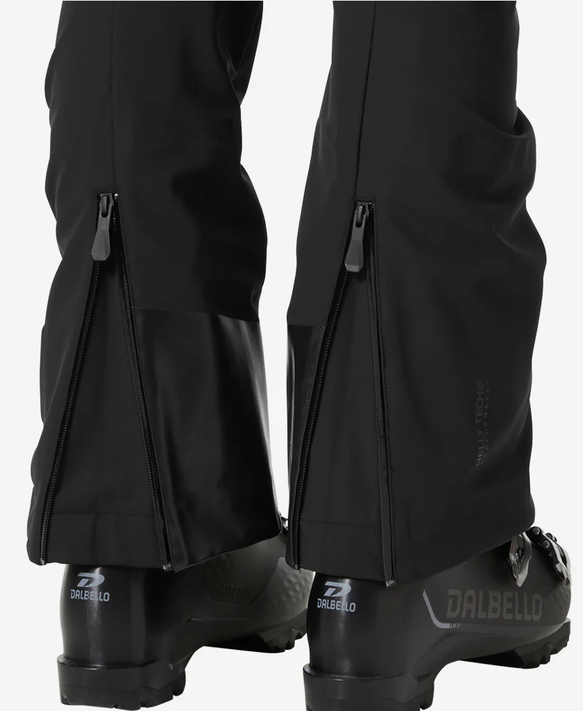 W AVANTI SOFTSHELL BIB PANT,Black - Image 4