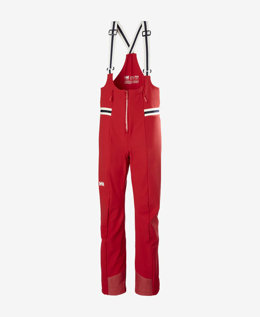 W AVANTI SOFTSHELL BIB PANT, Red - Image 5