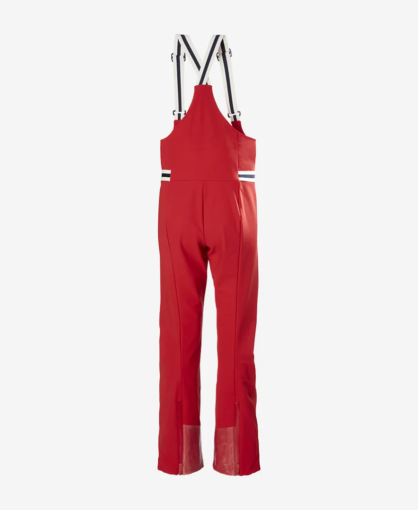 W AVANTI SOFTSHELL BIB PANT, Red - Image 6