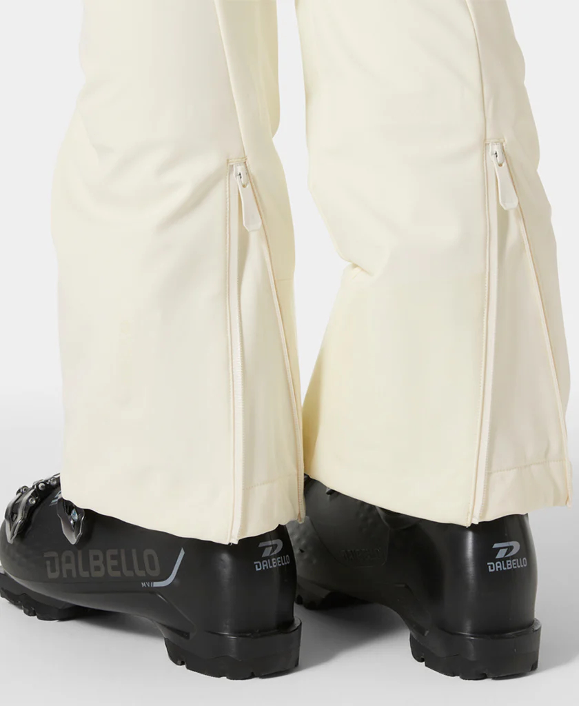 W AVANTI SOFTSHELL BIB PANT, Snow - Image 4