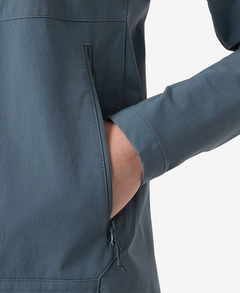 W BLAZE SOFTSHELL HOOD, Alpine Frost - Image 6