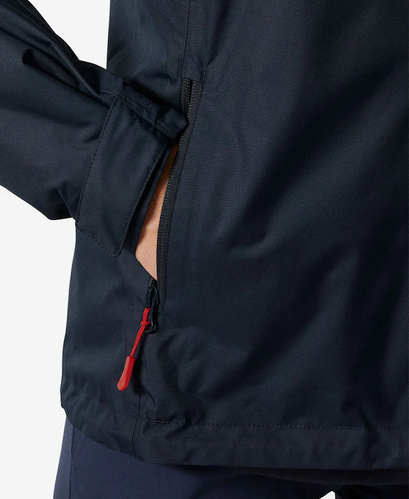 W CREW HOODED PILE JACKET, Navy - Image 5