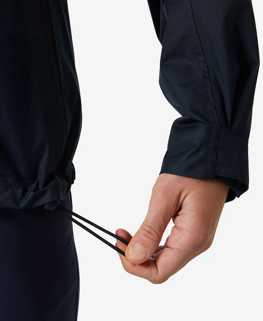 W CREW HOODED PILE JACKET, Navy - Image 8