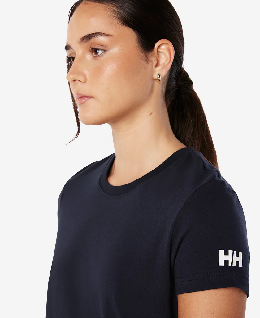 W CREW T-SHIRT, Navy - Image 2