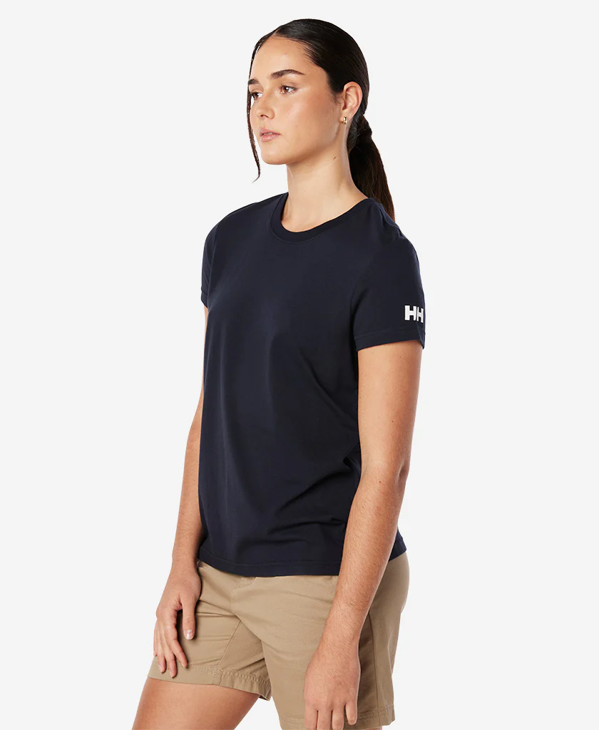W CREW T-SHIRT, Navy - Image 3