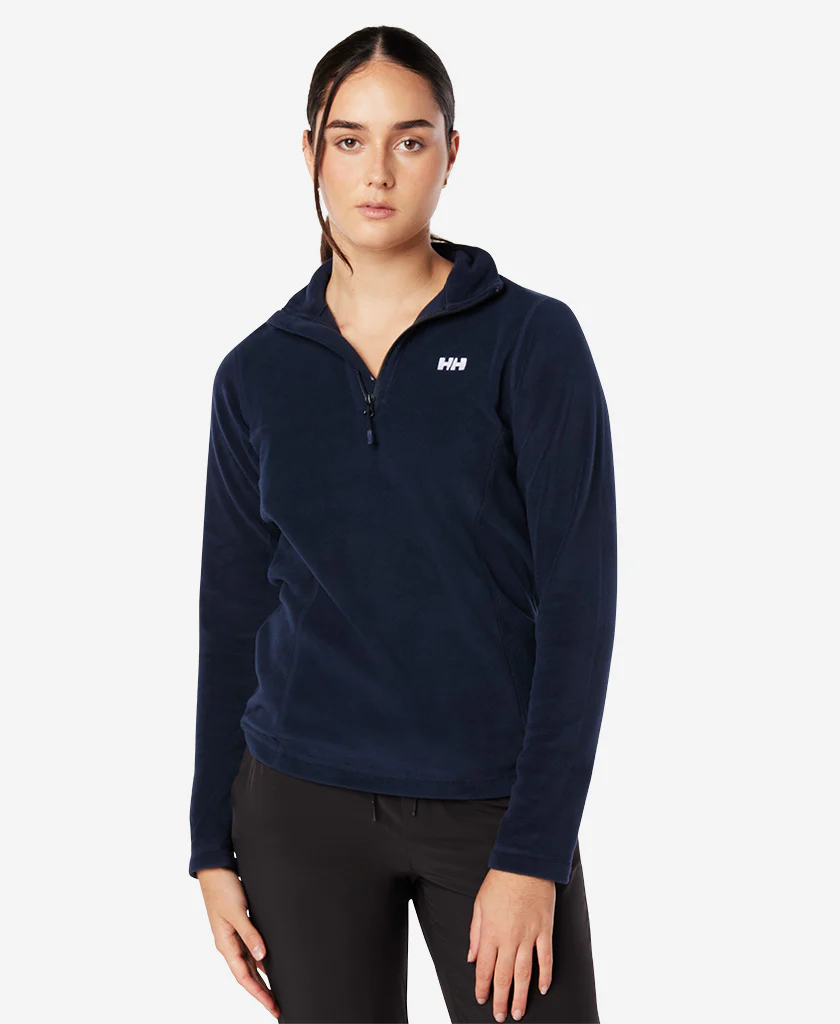 W DAYBREAKER 1/2 ZIP FLEECE, 600 Navy - Image 4