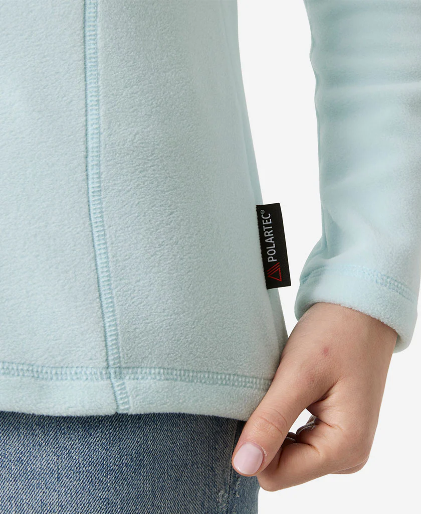 W DAYBREAKER 1/2 ZIP FLEECE, Barely Blue - Image 4