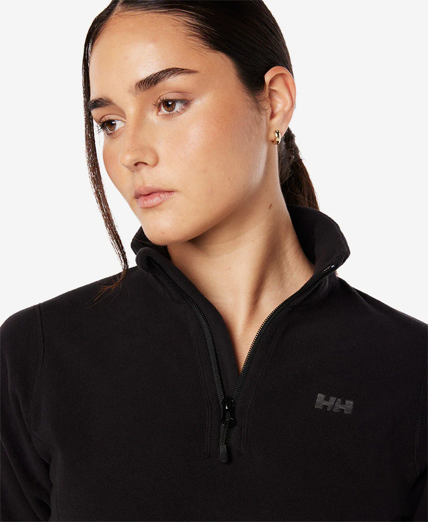 W DAYBREAKER 1/2 ZIP FLEECE, Black - Image 3