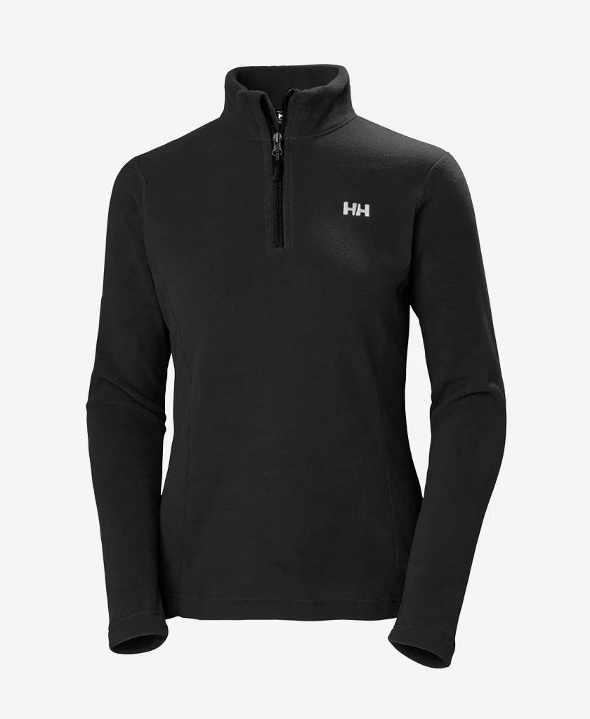 W DAYBREAKER 1/2 ZIP FLEECE, Black - Image 5