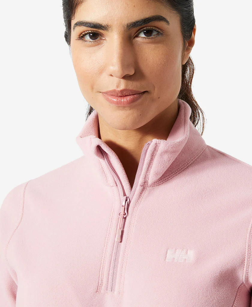 W DAYBREAKER 1/2 ZIP FLEECE, Pink Salt - Image 3