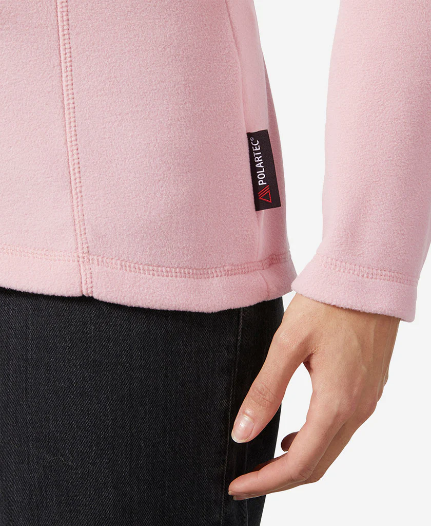 W DAYBREAKER 1/2 ZIP FLEECE, Pink Salt - Image 4