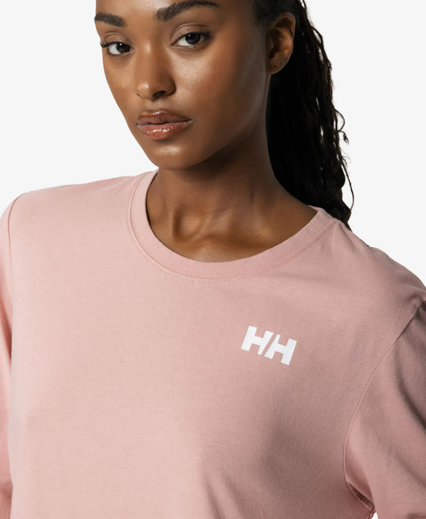 W ERVIK L/S T-SHIRT, Pink Salt - Image 4