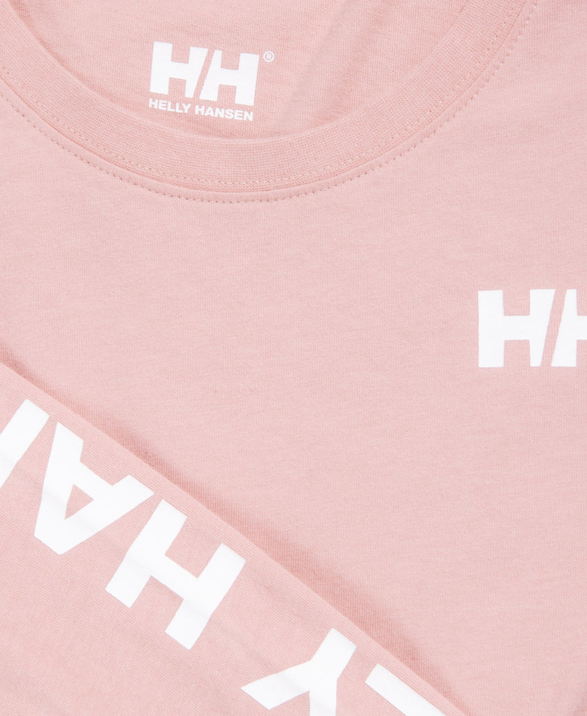 W ERVIK L/S T-SHIRT, Pink Salt - Image 5