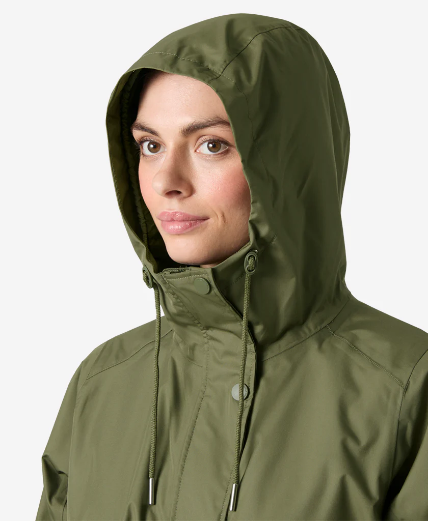 W HH CLASSICS TRENCH COAT, Lav Green - Image 2