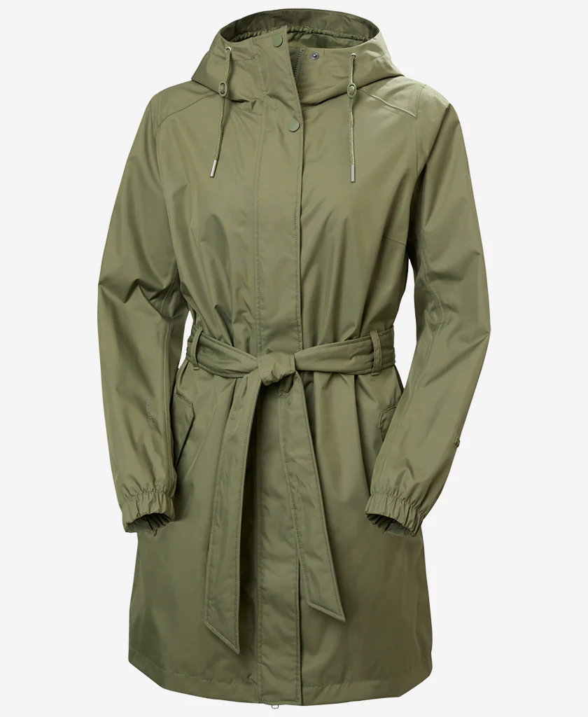 W HH CLASSICS TRENCH COAT, Lav Green - Image 6
