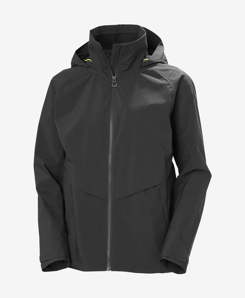 W HP RACING HOODED JACKET, Ebony - Image 6