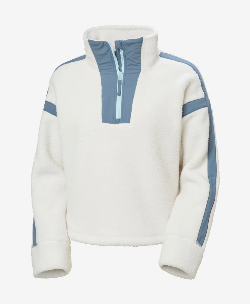 W IMPERIAL PILE ZIP PULLOVER, Snow - Image 5