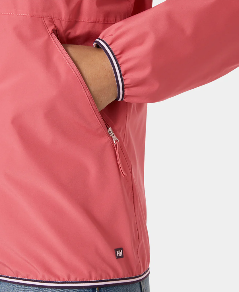 W KOSTER RAIN JACKET, Washed Red - Image 4