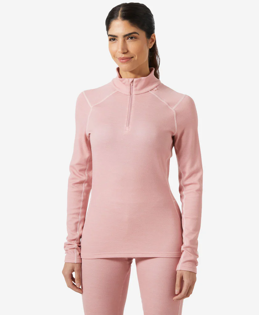 W LIFA MERINO MIDWEIGHT 1/2 ZIP, Pink Salt