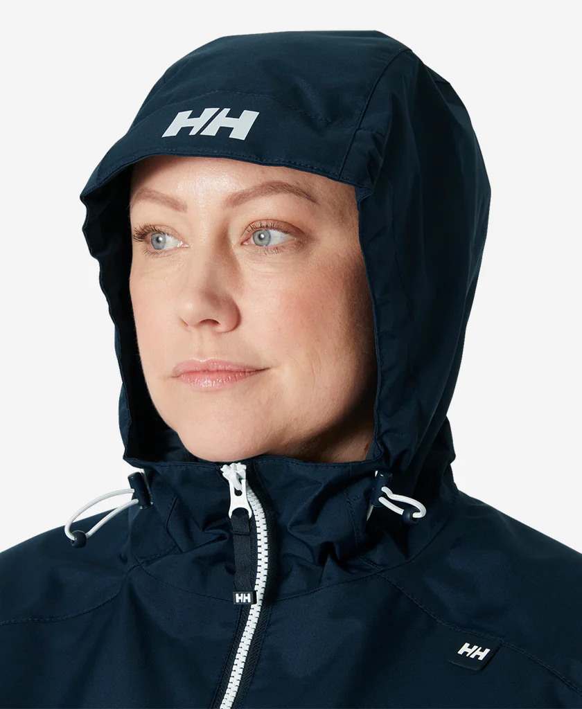W LONG BELFAST JACKET, Navy - Image 4