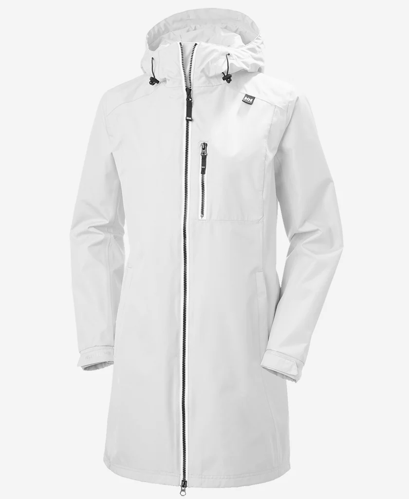 W LONG BELFAST JACKET, White