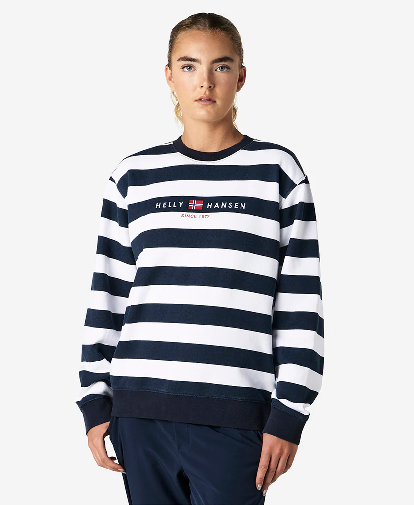W NORDIC CREW FLEECE , Navy - Image 3