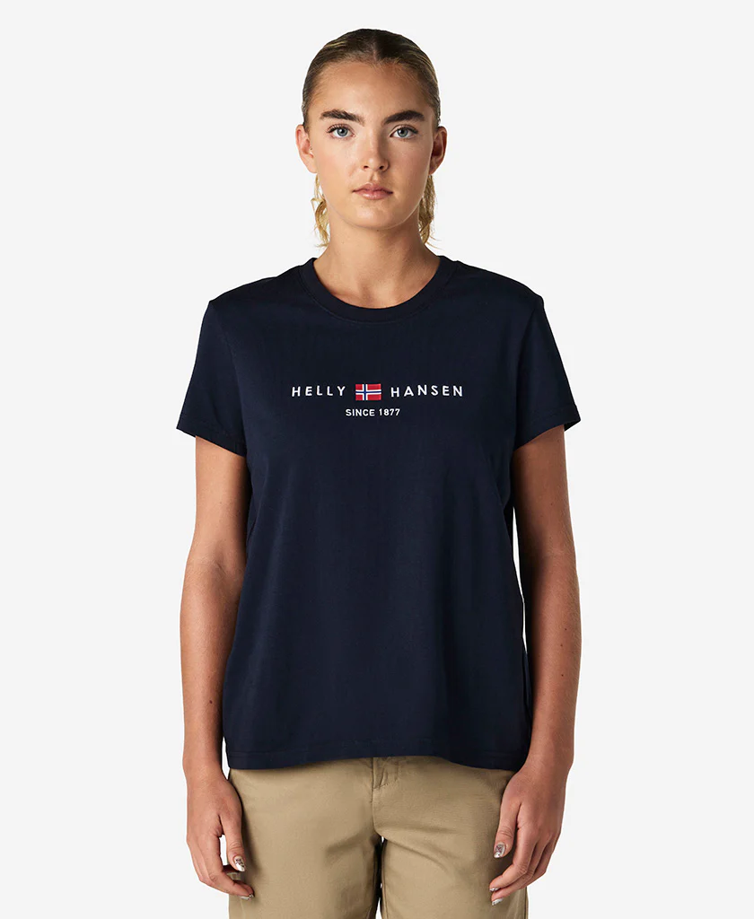 W NORDIC T-SHIRT, Navy