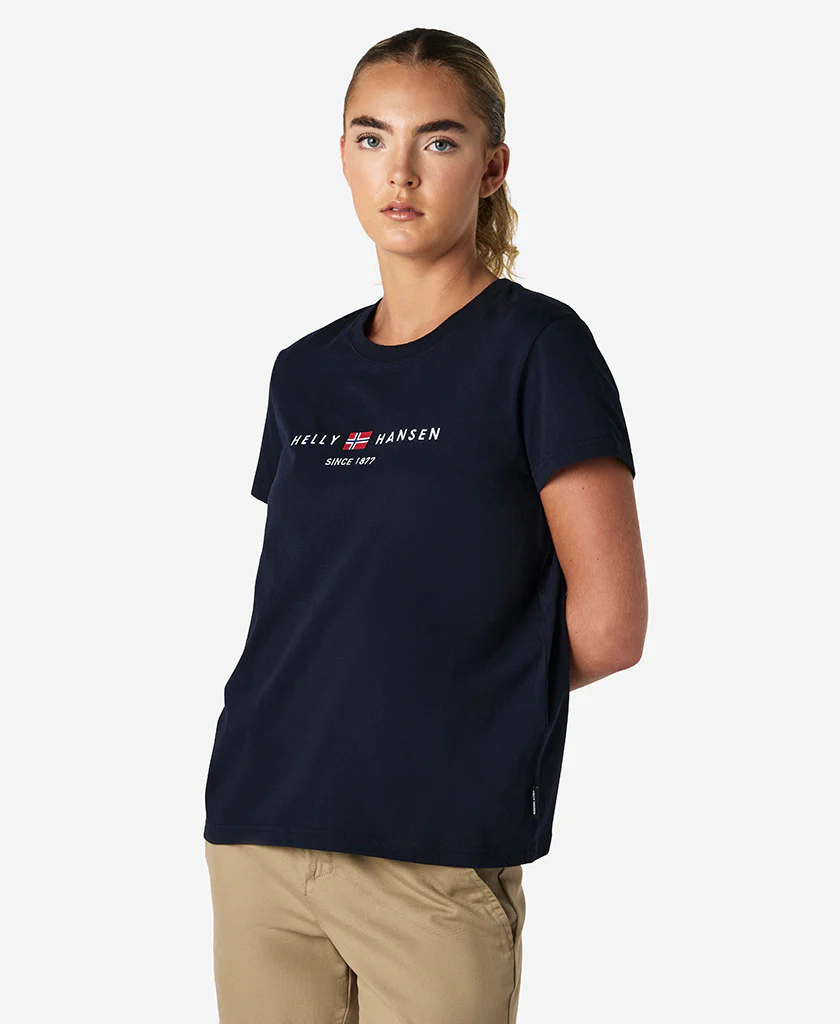 W NORDIC T-SHIRT, Navy - Image 2