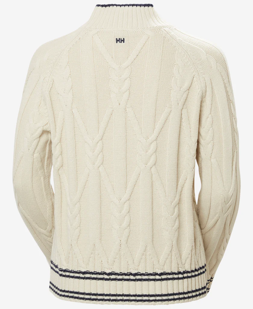 W POSITANO KNIT SWEATER, Cream - Image 6