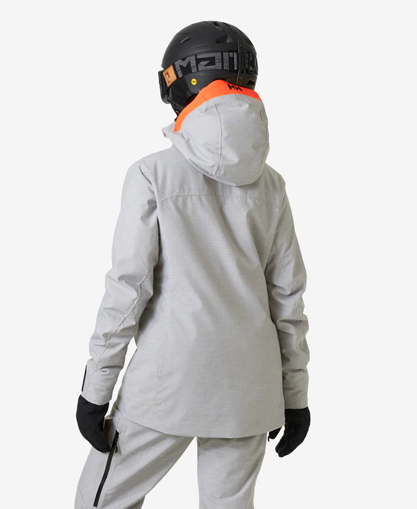 W POWDERQUEEN 3.0 JACKET, Grey Melange - Image 2
