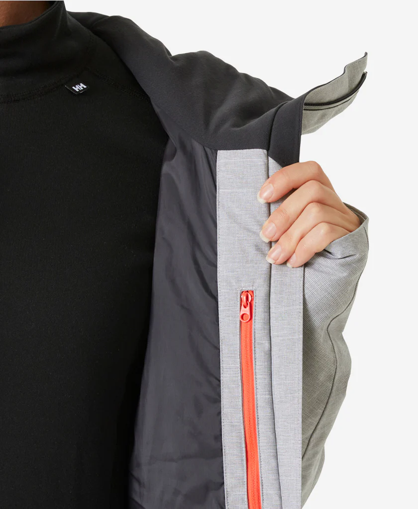 W POWDERQUEEN 3.0 JACKET, Grey Melange - Image 6