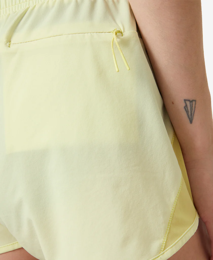 W TECH TRAIL SHORTS, Faded Yellow - Image 4