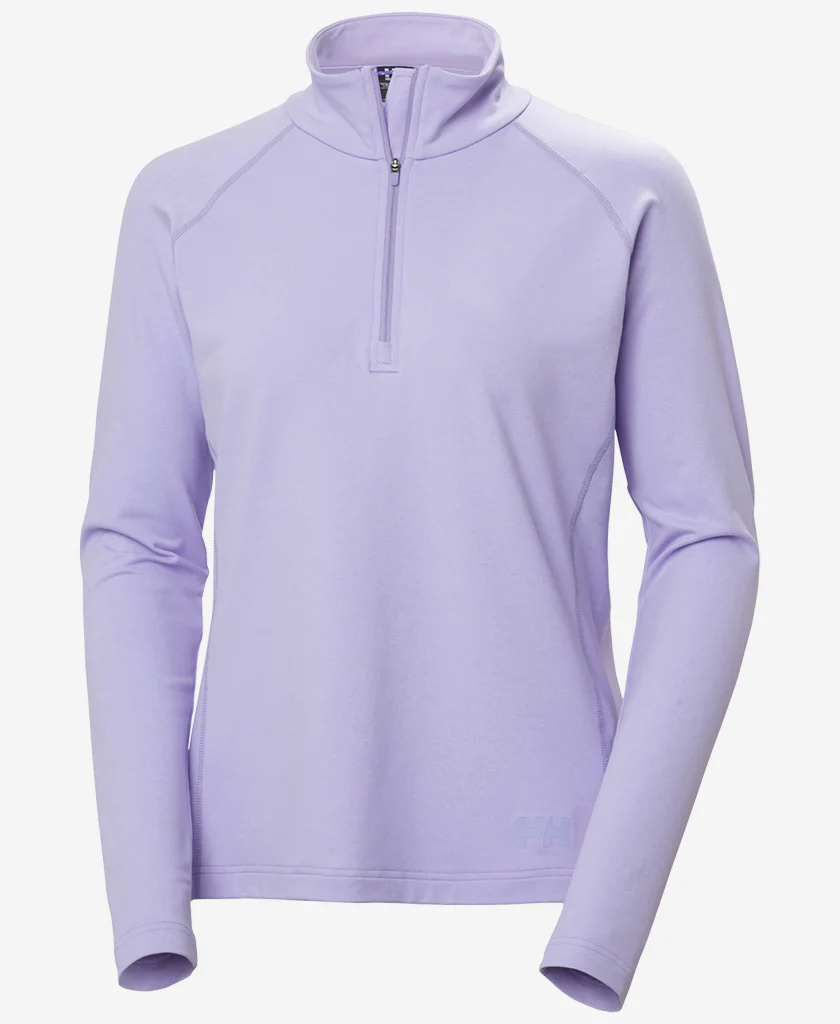W TYRI KNIT 1/2 ZIP, Bright Lavender - Image 5