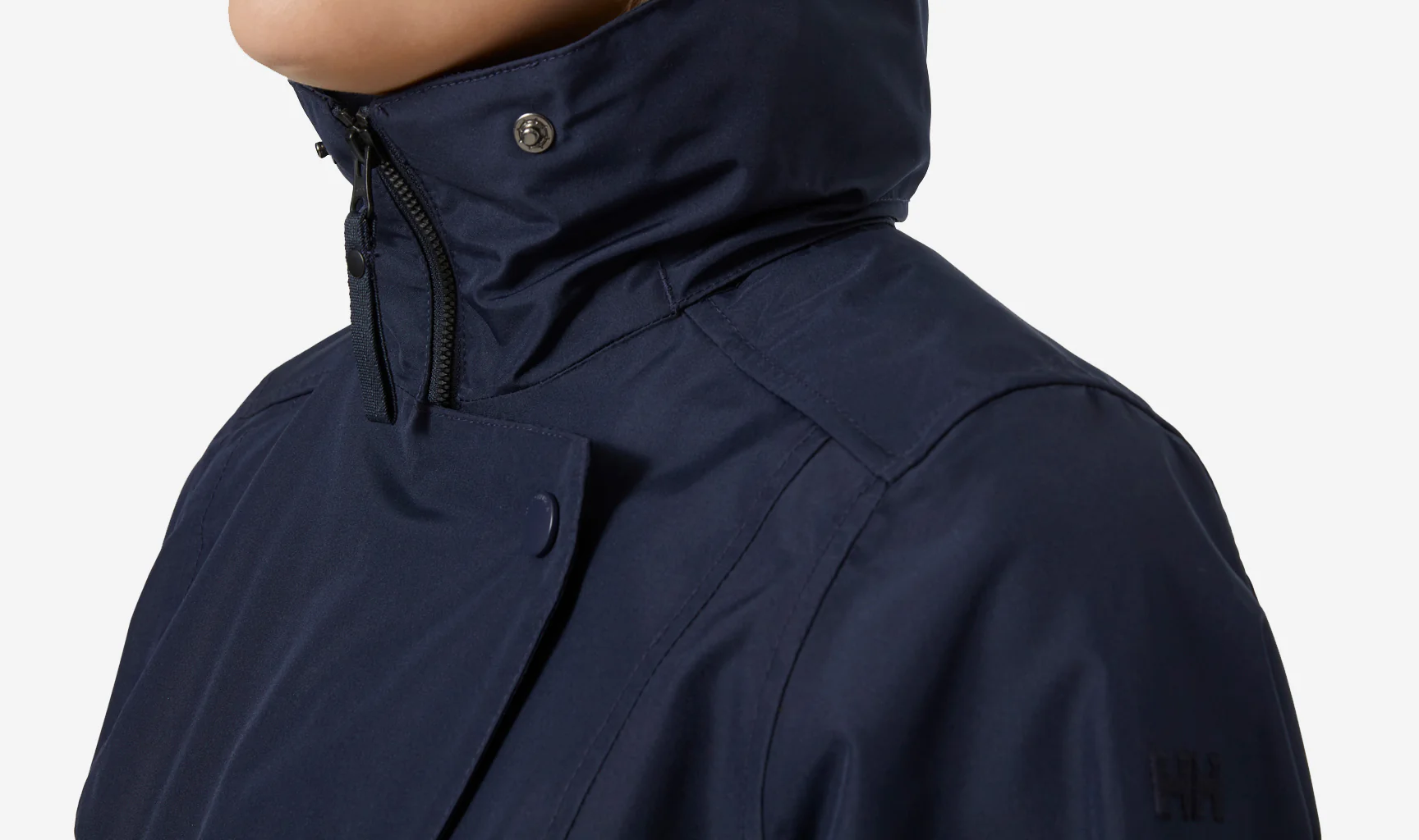 W WELSEY II TRENCH, Navy 599 - Image 4