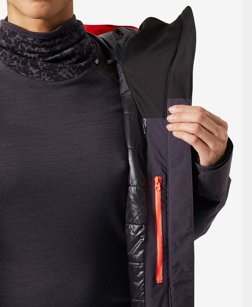 W WHITEWALL LIFALOFT 3.0 JKT, Black Grape - Image 4
