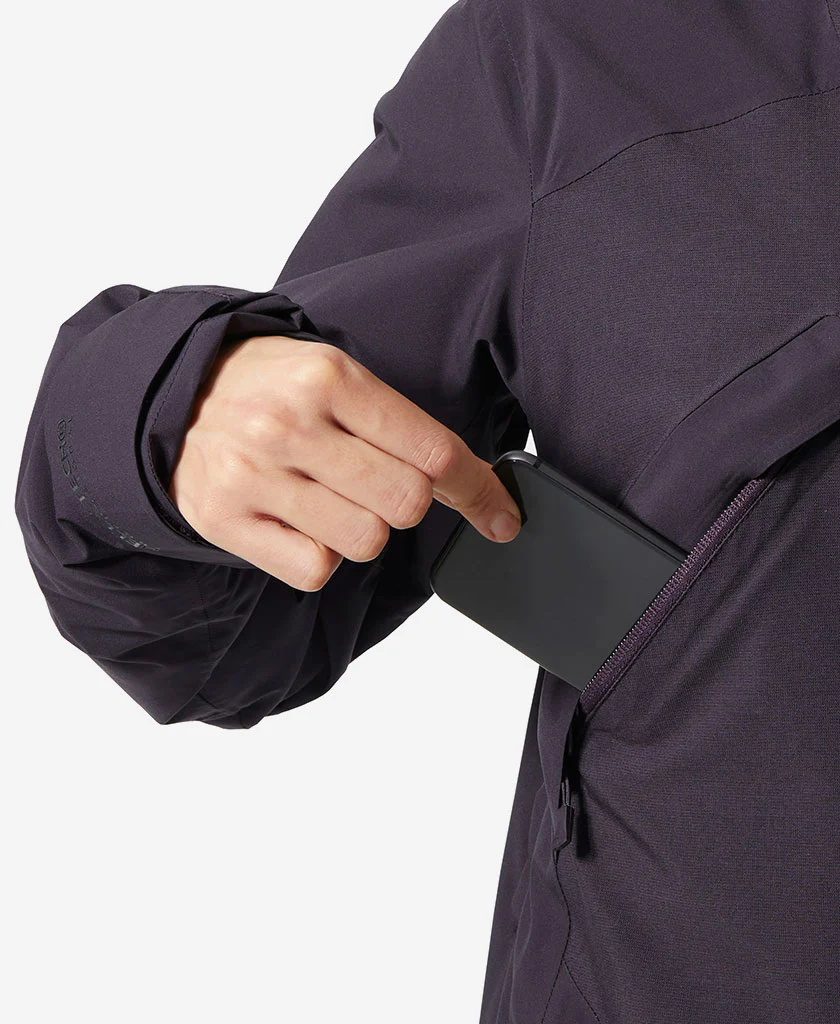 W WHITEWALL LIFALOFT 3.0 JKT, Black Grape - Image 5